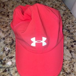 Womens hot pink under armor hat. Barely worn